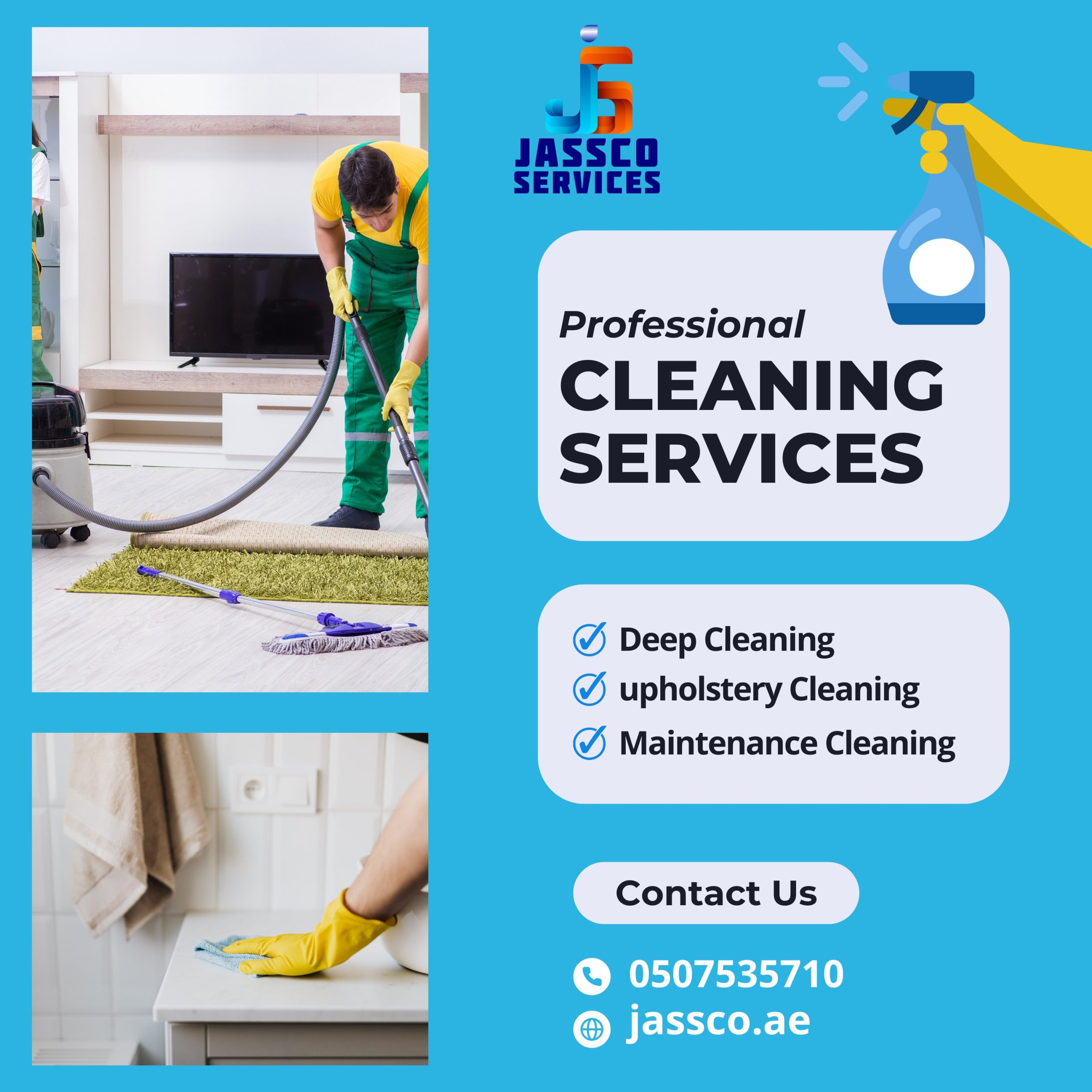 Deep cleaning services in Abu Dhabi